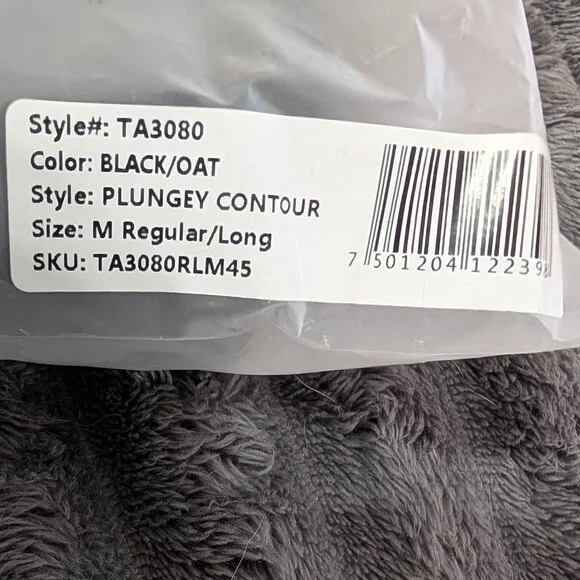 TA3 Plungey Contour One Piece Swimsuit Black Oat Corset Back Shaping M NWT - Picture 10 of 10